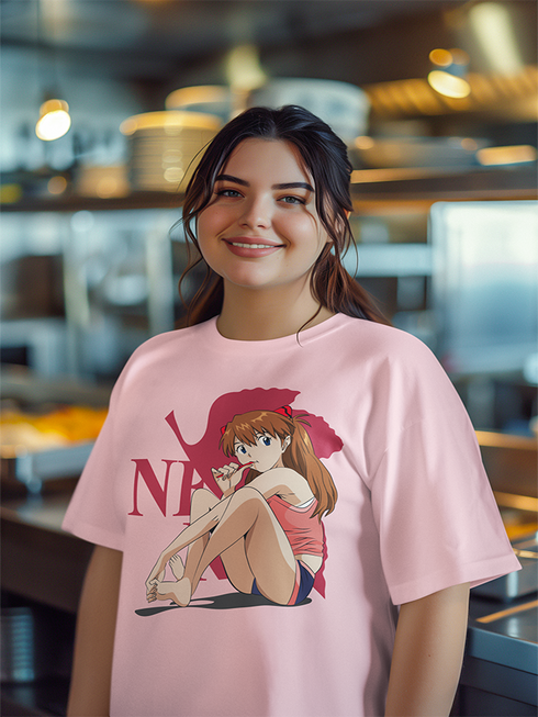 Womens Oversized Asuka Lounging Tshirt