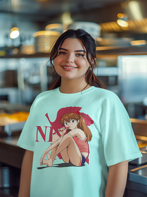 Womens Oversized Asuka Lounging Tshirt