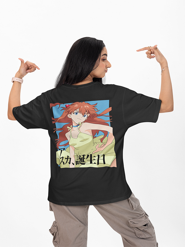 Womens Oversized Asuka Stance Tshirt