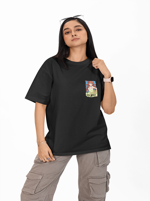 Womens Oversized Asuka Stance Tshirt