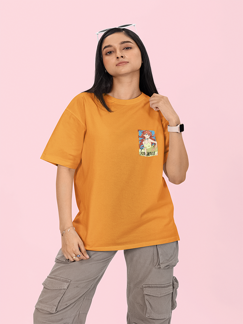 Womens Oversized Asuka Stance Tshirt