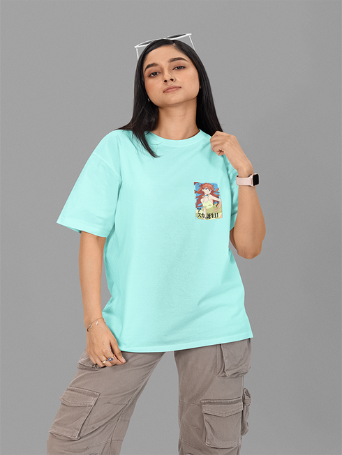 Womens Oversized Asuka Stance Tshirt
