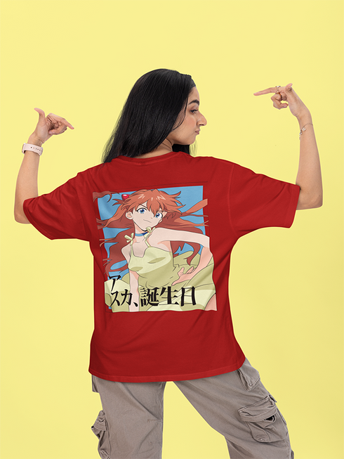 Womens Oversized Asuka Stance Tshirt