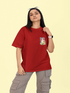 Womens Oversized Asuka Stance Tshirt
