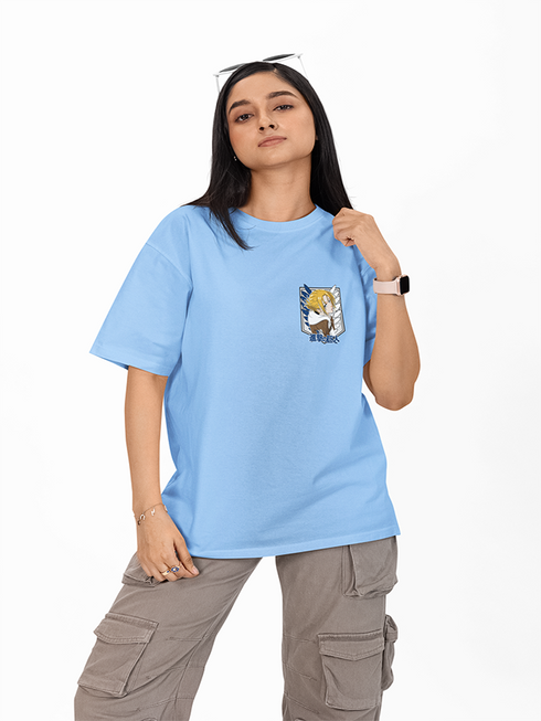 Womens Oversized Attackon Annie Tshirt