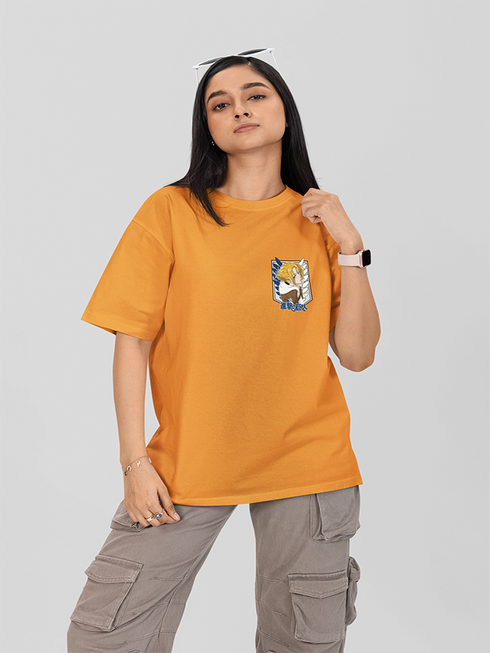 Womens Oversized Attackon Annie Tshirt