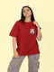 Womens Oversized Attackon Annie Tshirt
