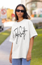 Womens Oversized Classic T-Shirt Autograph