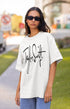 Womens Oversized Classic T-Shirt Autograph