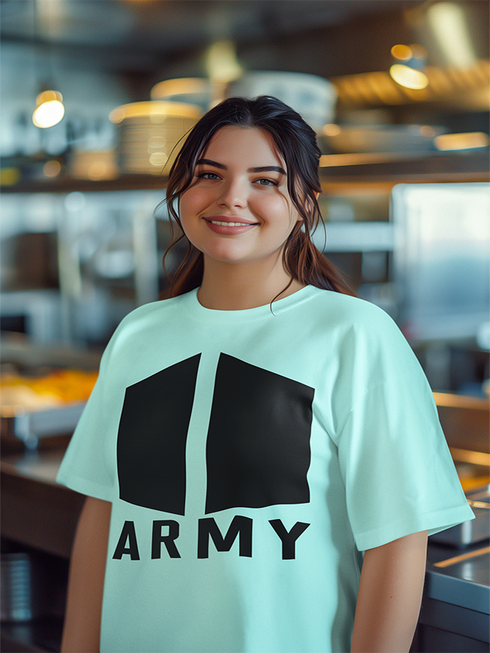 Womens Oversized BTS Army Tshirt