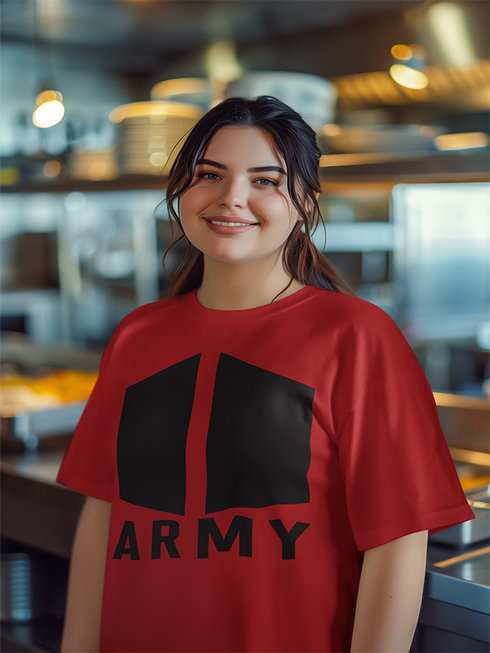 Womens Oversized BTS Army Tshirt