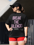 Womens Oversized Break The Silence Tshirt