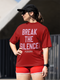 Womens Oversized Break The Silence Tshirt