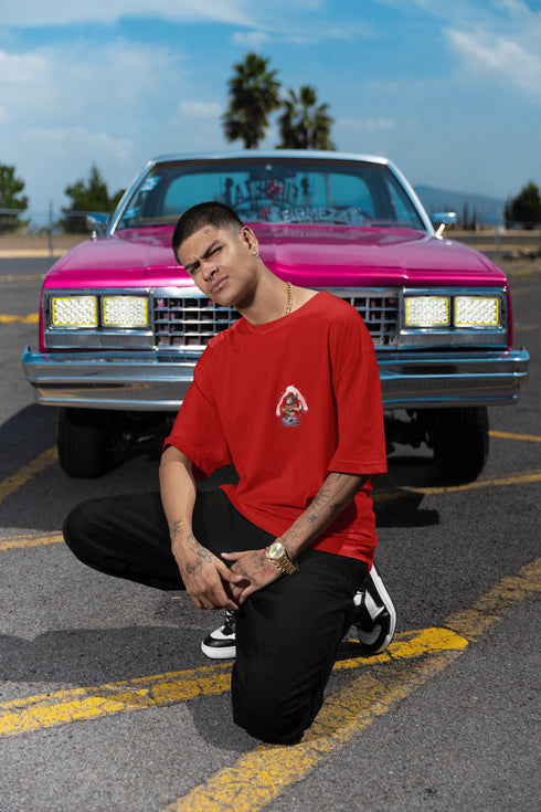 Mens Oversized Chibi Marvel Tshirt