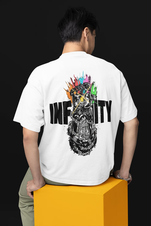 Mens Oversized Infinity Tshirt