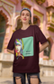 Womens Oversized Classic T-Shirt Never Change