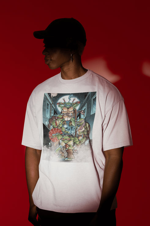 Mens Oversized Ninja Turtles Tshirt