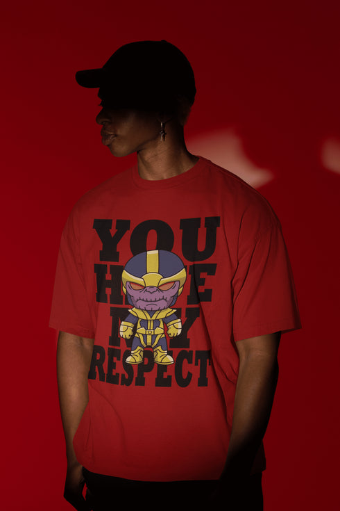 Mens Oversized Respect Tshirt