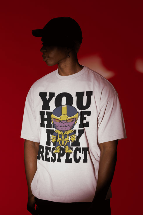 Mens Oversized Respect Tshirt