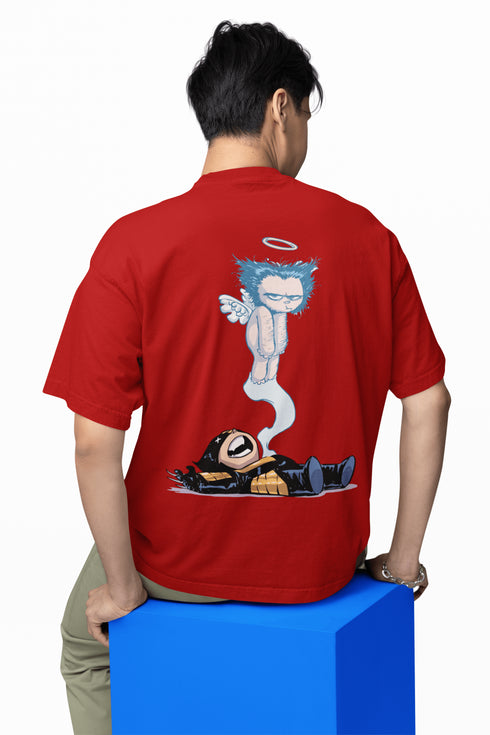 Mens Oversized Soul Wolverine Tshirt