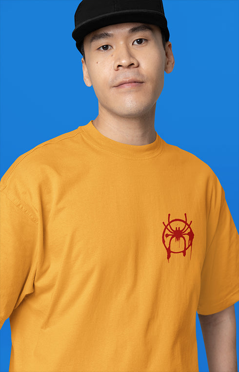 Mens Oversized Spiderweb Tshirt