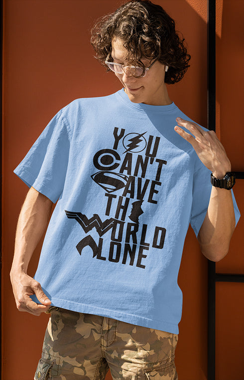 Mens Oversized Superman Tshirt