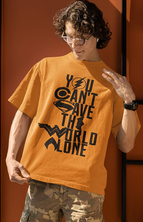 Mens Oversized Superman Tshirt