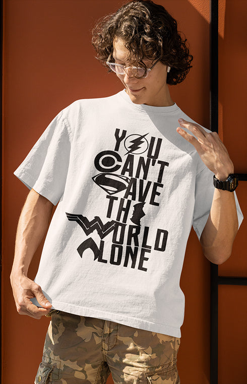 Mens Oversized Superman Tshirt