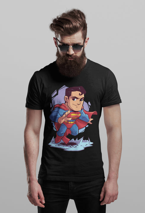 Cartoon Kryptonian Standard Tshirt