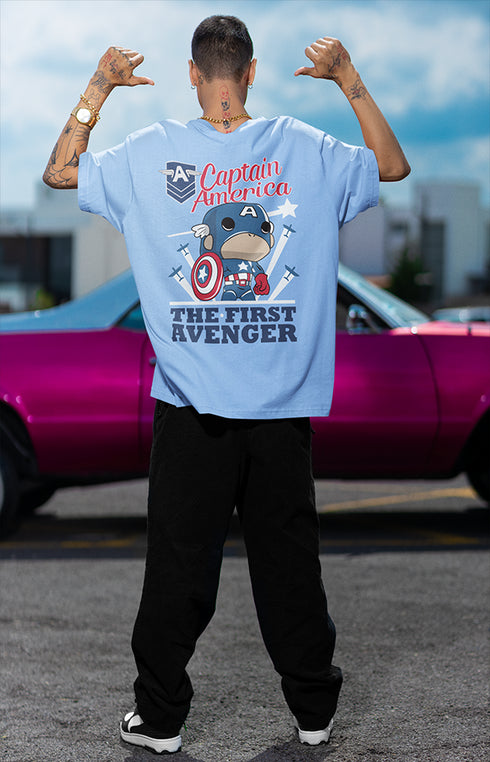 Mens Oversized The First Avenger Tshirt