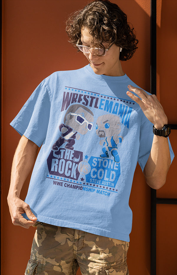 Mens Oversized The Rock Tshirt