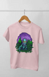 Boy Round Neck Half Sleeve Alien Invasion - Light Pink / 24-35M - Boy’s T-shirt