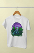 Boy Round Neck Half Sleeve Alien Invasion - White / 24-35M - Boy’s T-shirt
