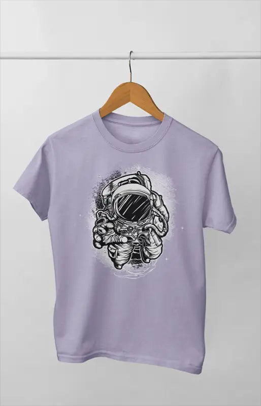 Cute Astronaut1 boy in dressed T-shirt Lavender color