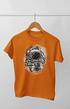 Cute Astronaut1 boy in dressed T-shirt orange color