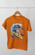Boy Round Neck Half Sleeve Astronaut14 - 24-35M / Orange