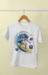 Boy Round Neck Half Sleeve Astronaut14 - 24-35M / White