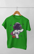 Boy Round Neck Half Sleeve Astronaut16 - 24-35M / Flat Green
