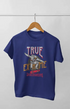 Boy Round Neck Half Sleeve Astronaut18 - 24-35M / Royal Blue