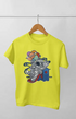 Boy Round Neck Half Sleeve Astronaut4 - 24-35M / New Yellow