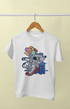Boy Round Neck Half Sleeve Astronaut4 - 24-35M / White