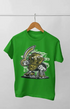 Boy Round Neck Half Sleeve Astronaut8 - 24-35M / Flat Green