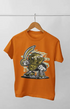 Boy Round Neck Half Sleeve Astronaut8 - 24-35M / Orange