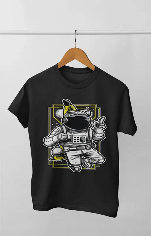 Boy Round Neck Half Sleeve Astronout19 - 24-35M / Black