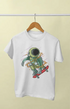 Boy Round Neck Half Sleeve Astronout20 - 24-35M / White