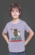Boy Round Neck Half Sleeve CaliforniaRepublic - Lavender / 24-35