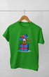 Boy Round Neck Half Sleeve Christmasfun9 - Flag Green / 9Yrs