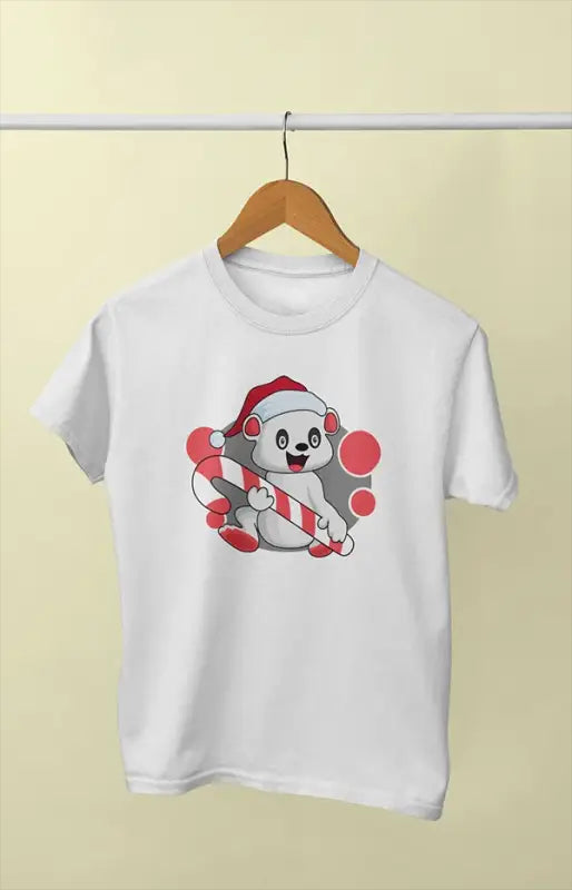Boy Round Neck Half Sleeve Christmasfun22 - White / 9Yrs