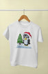 Boy Round Neck Half Sleeve Christmasfun10 - White / 5Yrs
