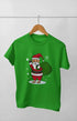 Boy Round Neck Half Sleeve Christmasfun12 - Flag Green / 9Yrs